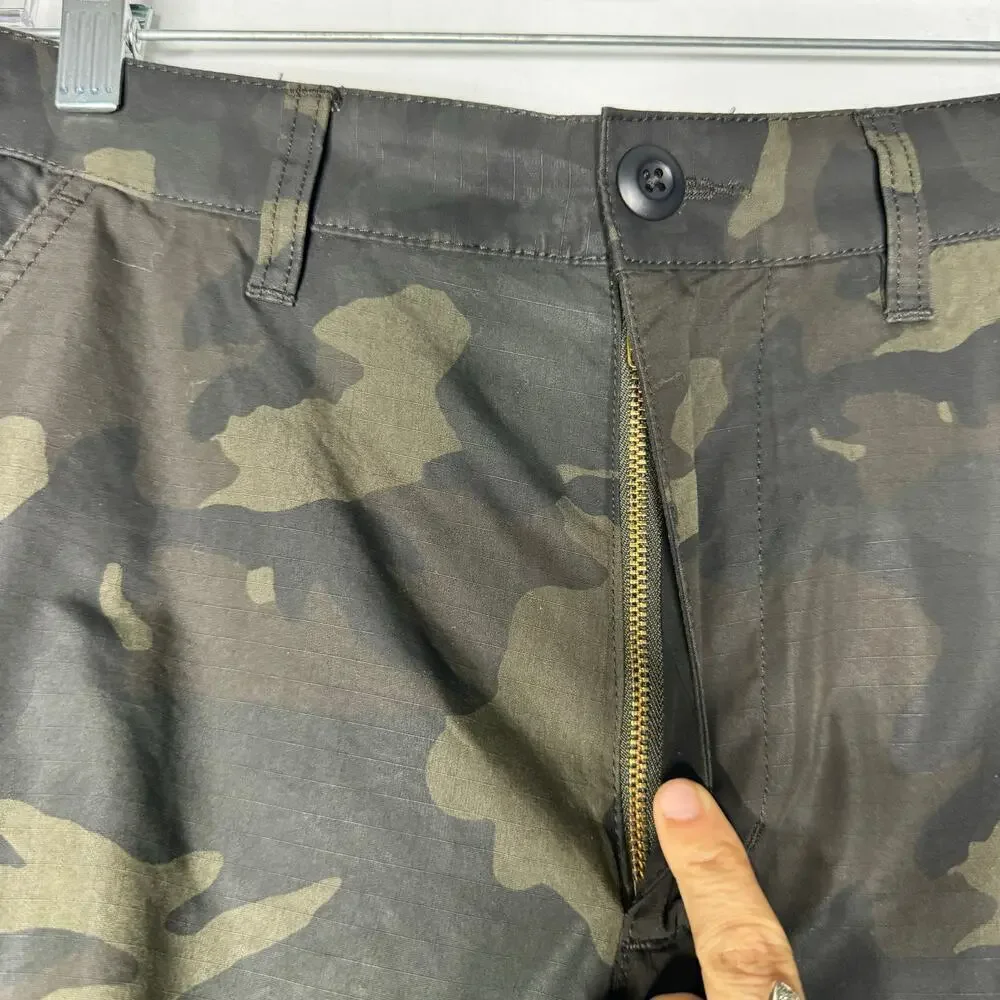Wallace & Barnes Ripstop Brigade Cargo Pant in Woodland Camo Size 31W 32L